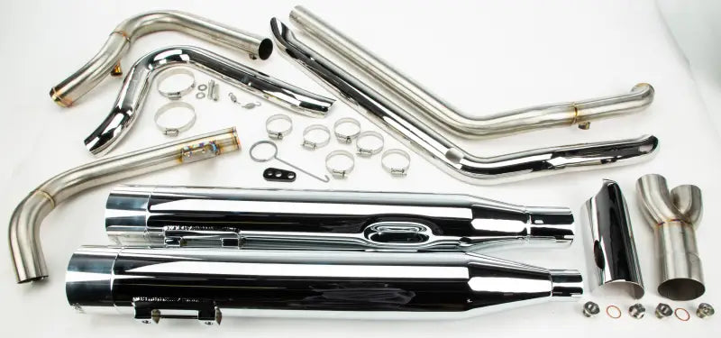 005-46402-P Tbr Comp S 2In1 W/Ghost Touring M8 Chrome W/Pol End Cap wps-930-02153