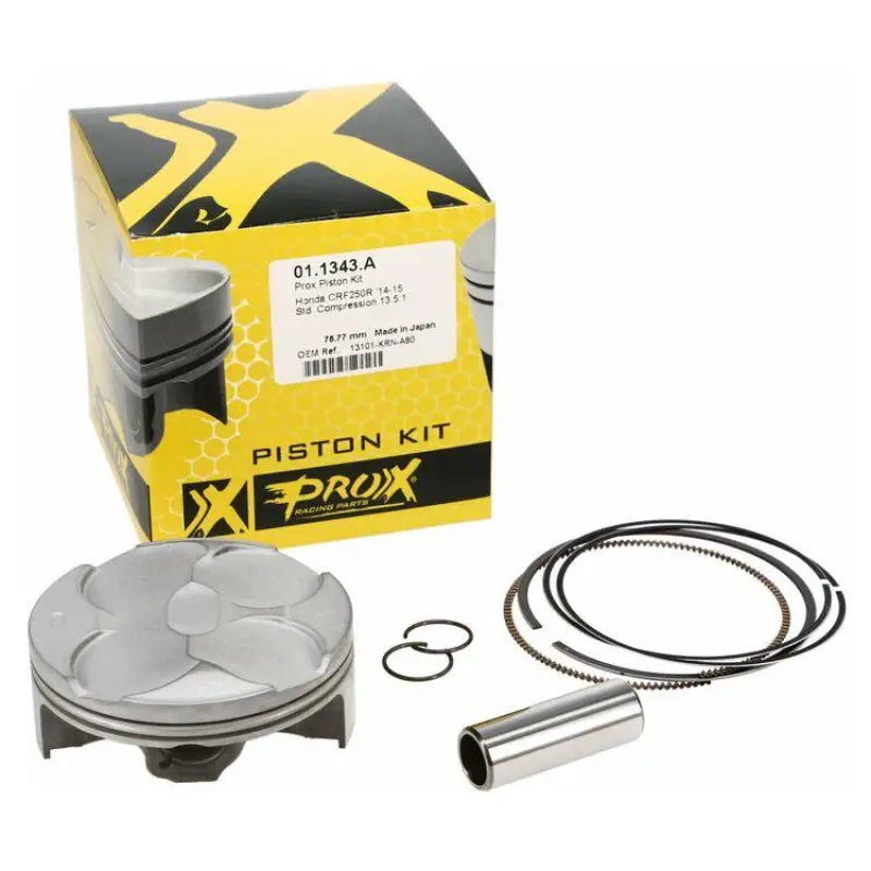 01.1343.C Prox Piston Kit Forged Nikasil Cyl 76.79/Std 13.5:1 Hon wps-19-1343c