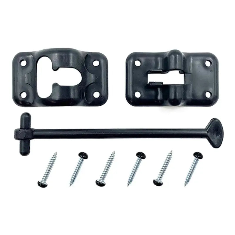 013-085BL AP Products Plastic Door Holdback 6' Black a1w013085bl