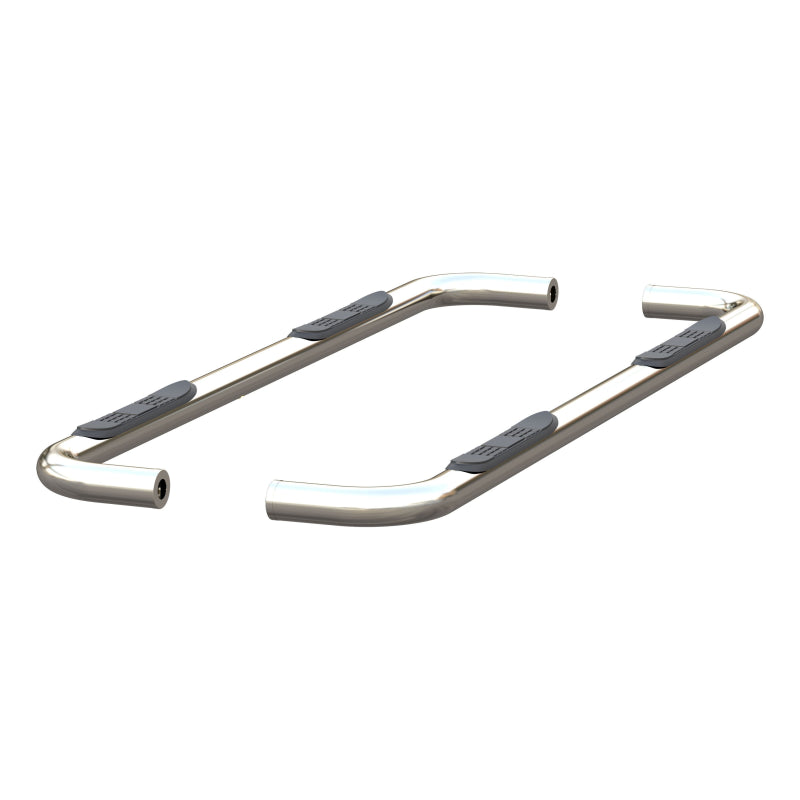 ARIES 3" Round Polished Stainless Step Nerf Bars Model 204053-2