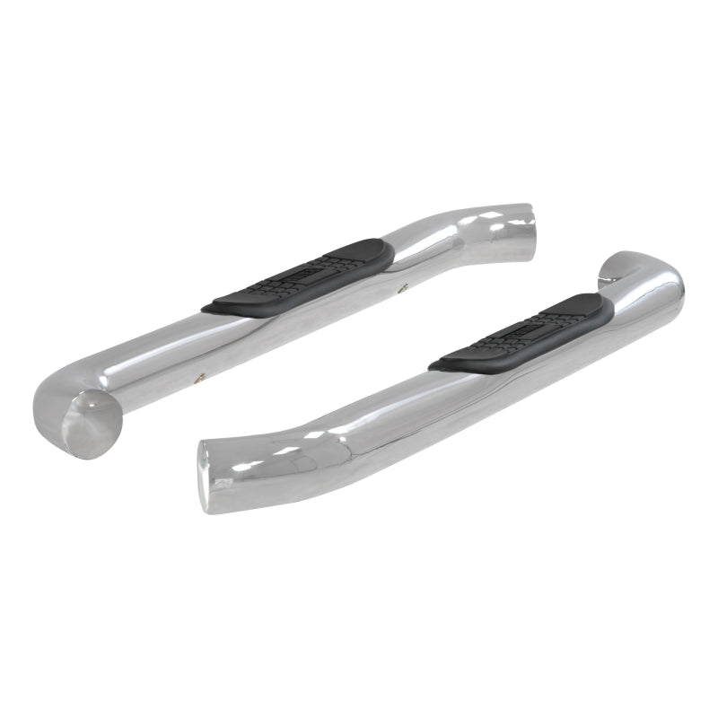 ARIES 3" Round Polished Stainless Step Nerf Bars Model 204048-2