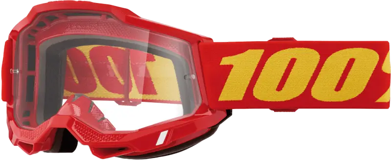 100% 50013-00042 Accuri 2 Goggle Red Clear Lens wps-610-5204