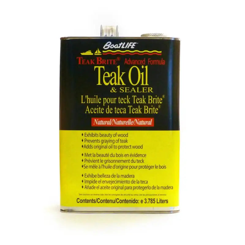1089 Life Industry Teak Oil Natural 128 Fl.Oz. l7f1089