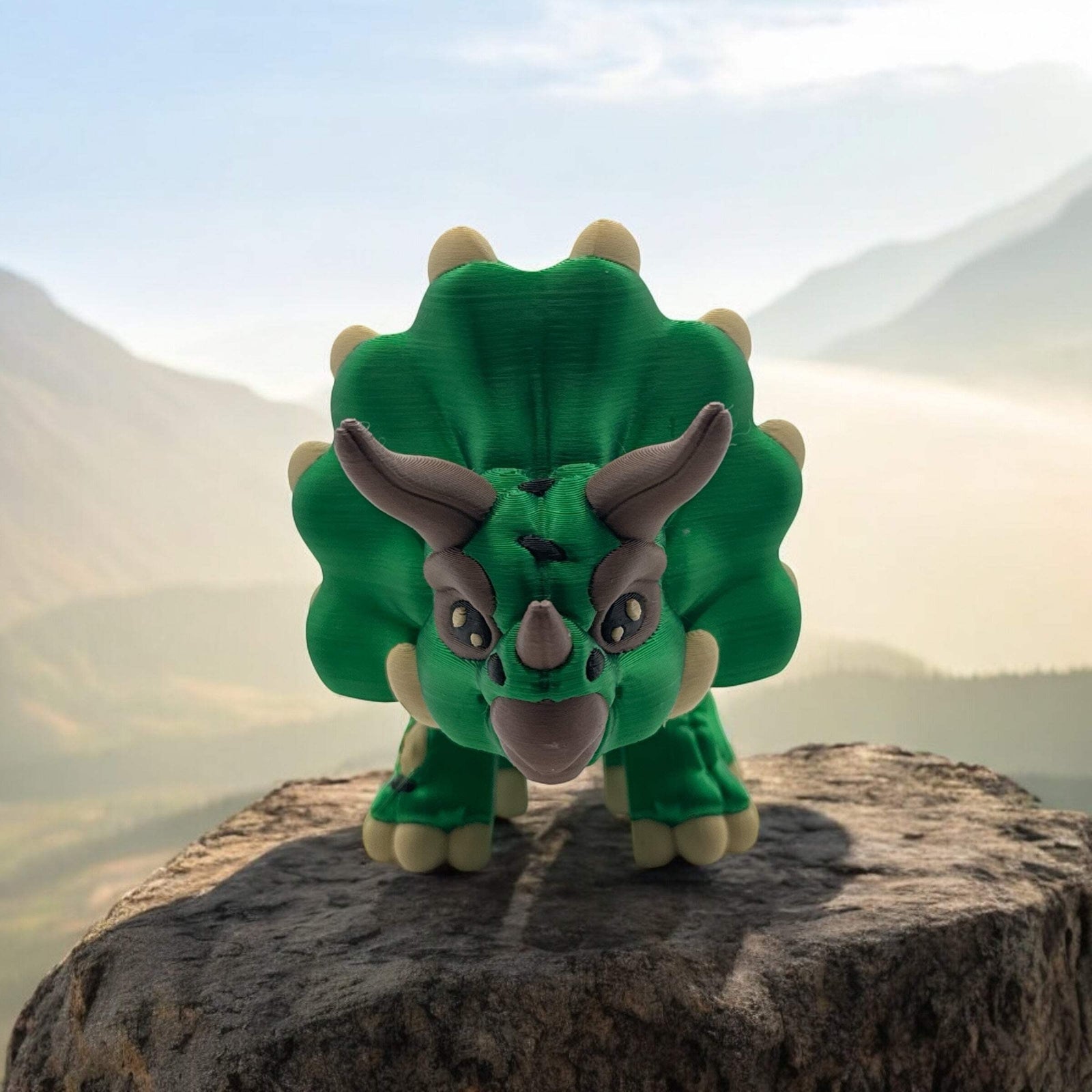 Articulating Dinosaur Triceratops Fidget Toy for Stress Relief stuffed-triceratops