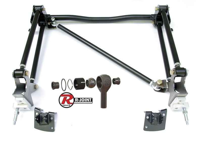 Ridetech 55-57 Chevy (One Piece Frame) Bolt-On 4-Link Double Adjustable 11027197