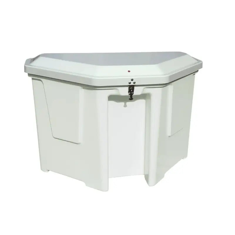 123661 Taylor Made Triangle Poly Box - Wht W/Recess t4v123661