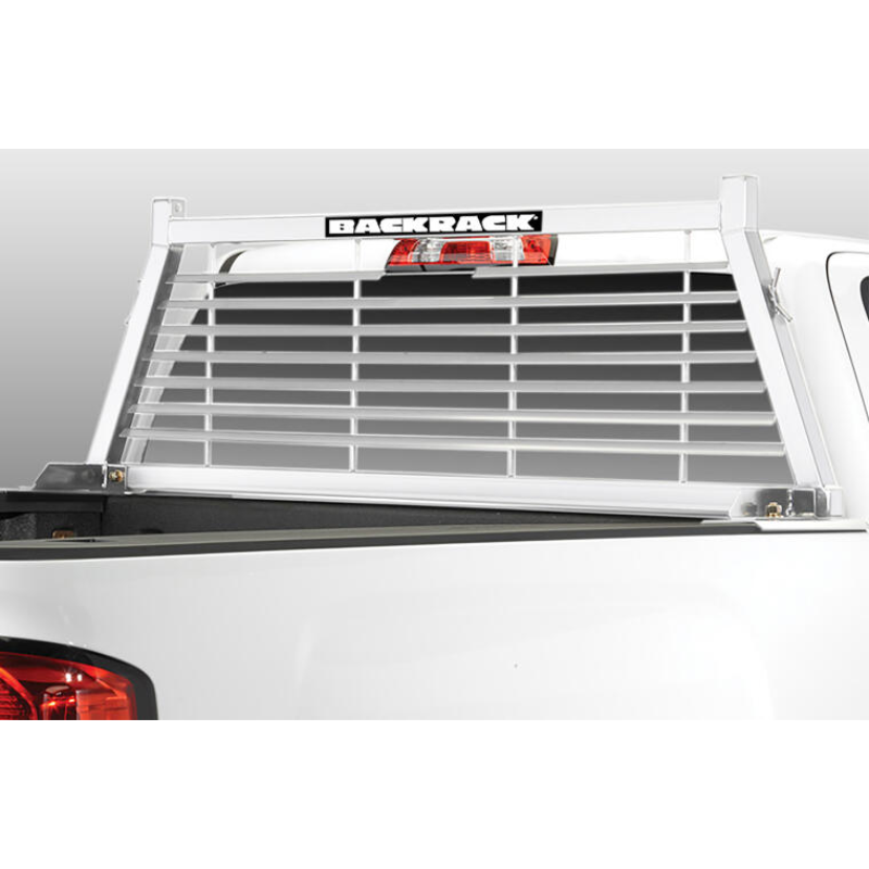 BACKRACK LOUVERED White Silverado/Sierra/F150/Ttn/Tdra/D/W Series/Ram w/o Rambox Model 12800W