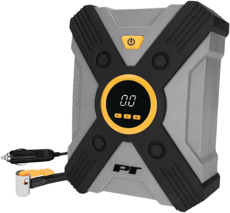 12V Digital Tire Inflator with Auto Stop and LED Light 117-1177