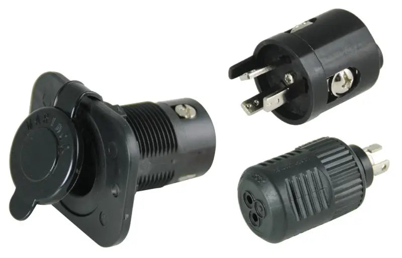 12VCP6 Marinco 3 Wire Connectpro Receptacle With 6 m1d12vcp6