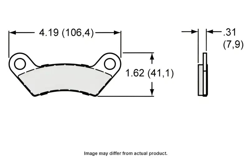 150-11648K Wilwood Pad D1185Apm .570 Axle Se w6415011648k