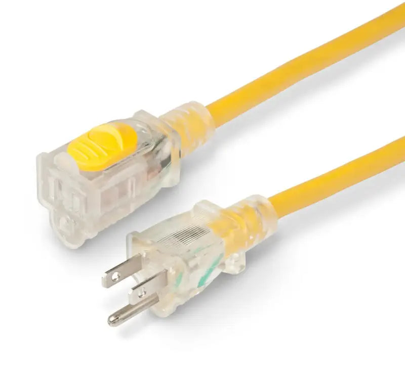 150025 Marinco Exten. Cord 15A 14/3 Locking Light m1d150025