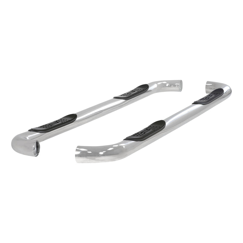 ARIES 3" Round Polished Stainless Step Nerf Bars Model 203006-2