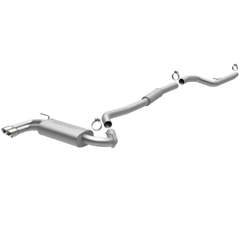 MagnaFlow 12 BMW 328i L4 2.0L T/C Dual Straight D/S Rear Exit Stainless Cat Back Performance Exhaust 15161