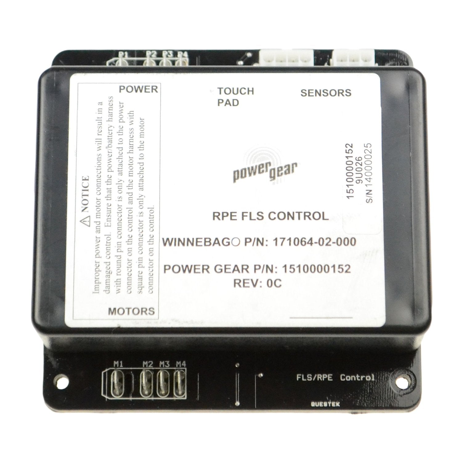 386410 Lippert Power Slide Out Control M6V386410