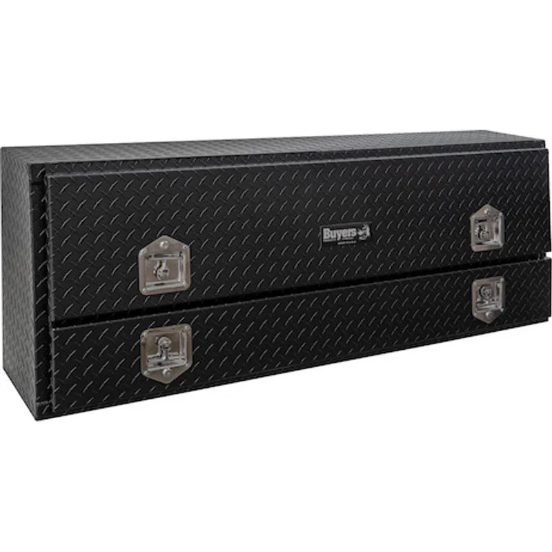 Buyers Products Pickup Contractor Top Mount Truck Box With Drop Down Doors 88" Aluminum Model 1735650