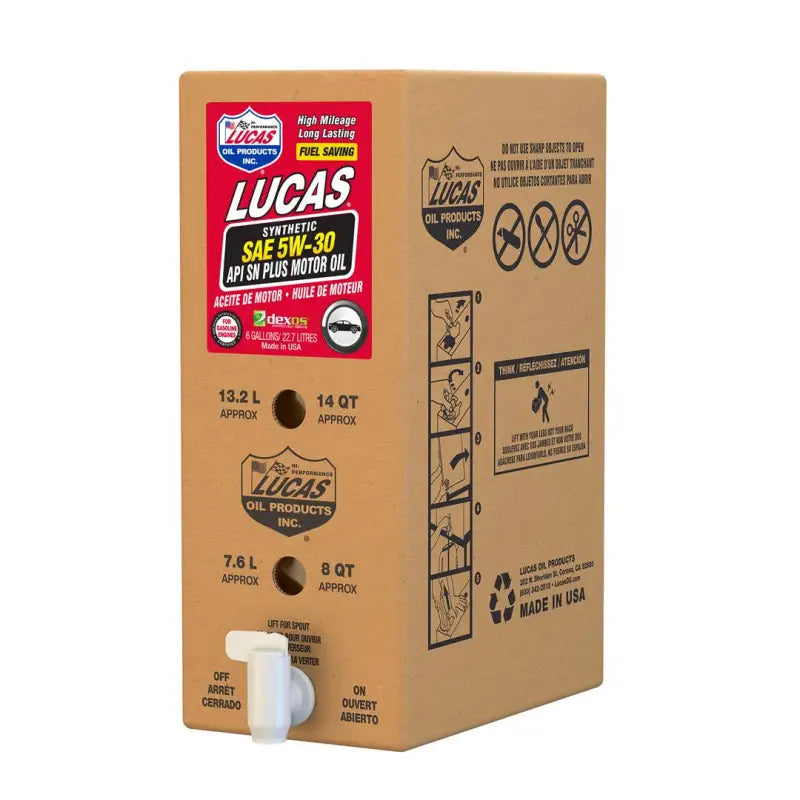 18005 Lucas Oil Synthetic Sae 5W-30 Api Sn Plus/Dex l4418005