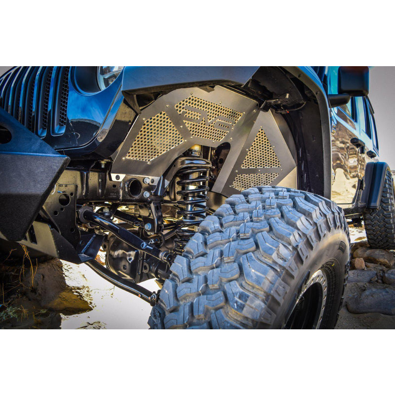 DV8 Offroad 2007-2025 Jeep Wrangler JL JLU Gladiator JT 2.0 Front Hydraulic Bumpstops Model RRBS2-01