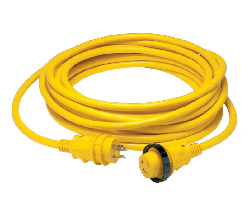 199119 Marinco Cordset 30A 125V 50' Yellow m1d199119