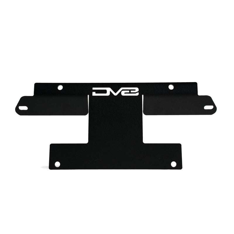 DV8 Offroad 2021-2025 Ford Bronco Factory Front Bumper License Relocation Bracket Model LPBR-01
