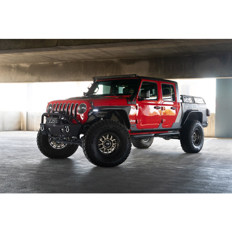 DV8 Offroad 2020-2025 Jeep Gladiator JT Slim Fender Flares Model FDGL-07