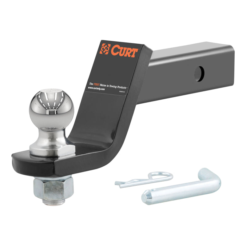 CURT Loaded Ball Mount with 1-7/8" Ball, Imported (2" Shank, 3,500 lbs., 4" Drop) Model 45855