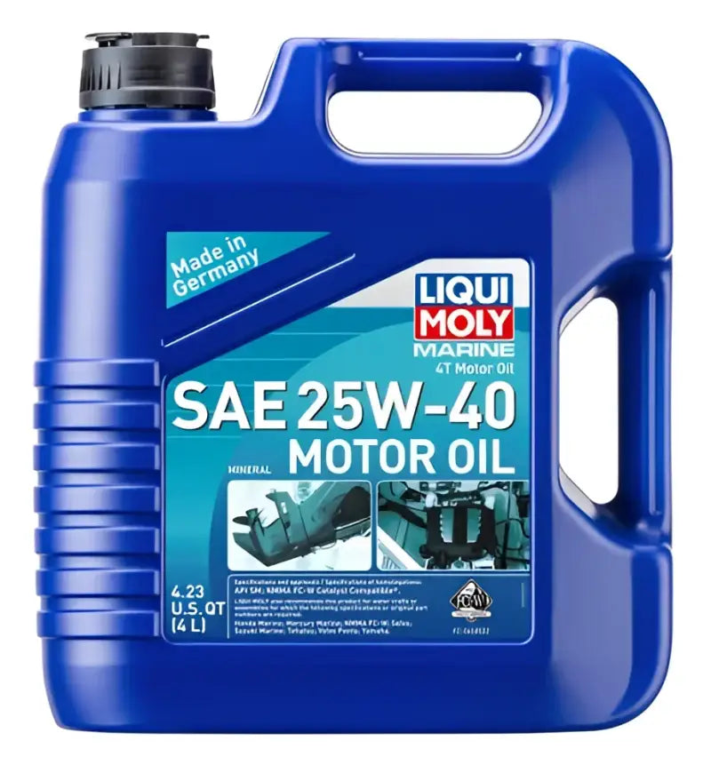 20548 Liqui Moly Marine 4T Sae 25W-40 Oil 4L liq20548