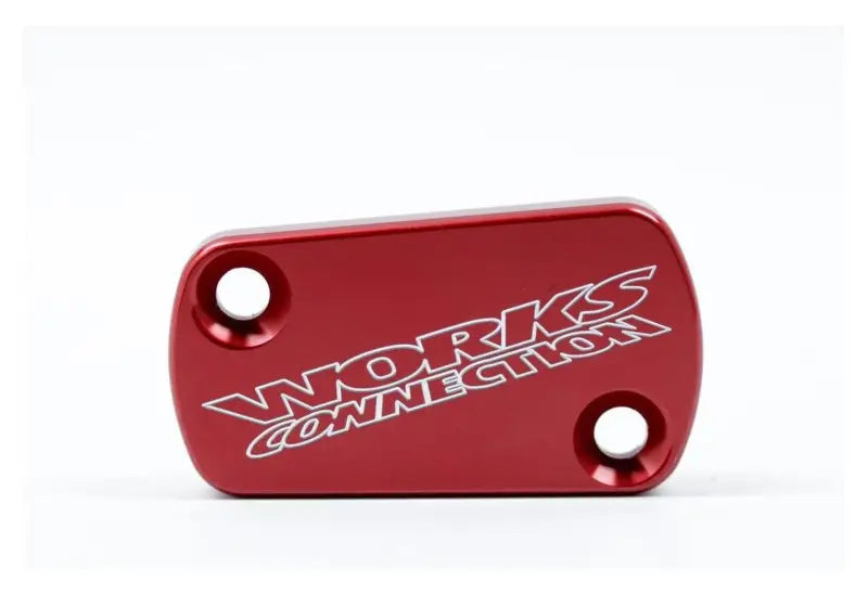 21-151 Works Clutch Master Cylinder Cover Red wps-66-21151