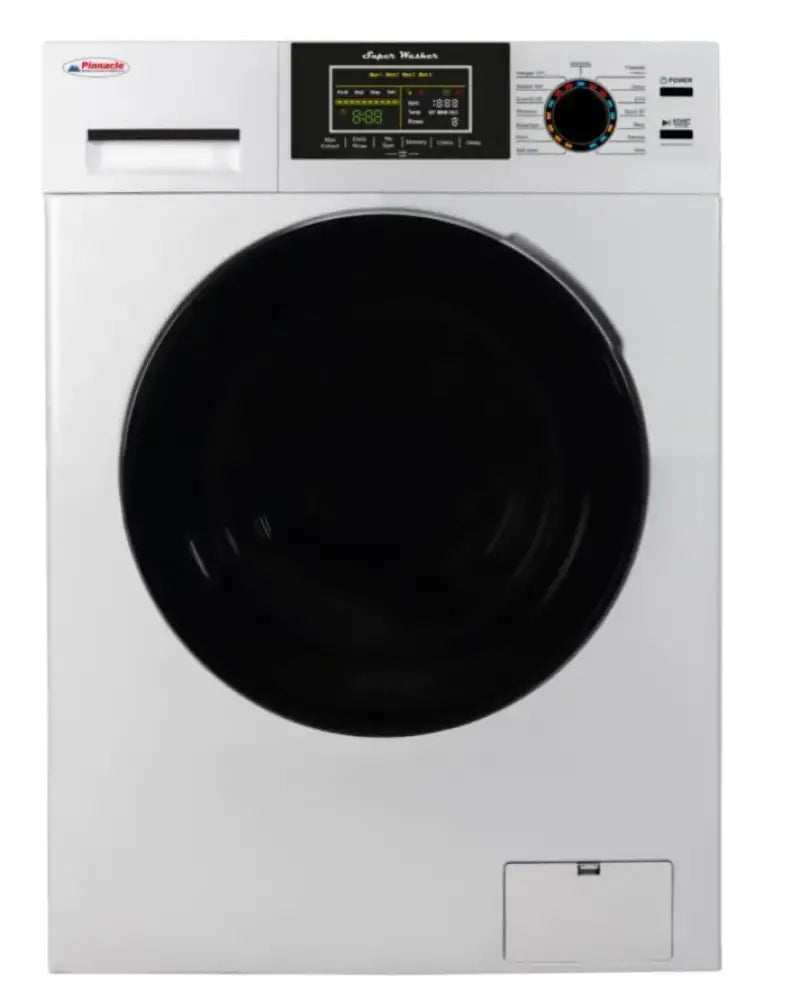21 - 835 / W Pinnacle Washer 18 Lbs White W/ Silver Trim p7j21835w