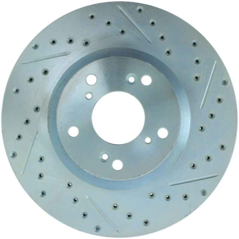 StopTech Select Sport 06-15 Honda Civic Si Slotted and Drilled Left Front Rotor 227.40057L