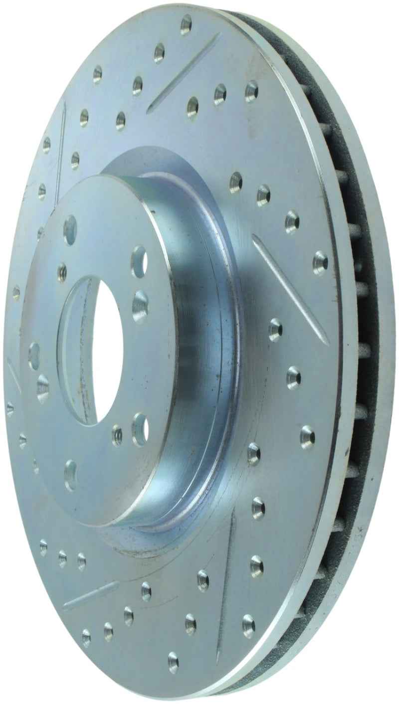 StopTech Select Sport 06-15 Honda Civic Si Slotted and Drilled Right Front Rotor 227.40057R