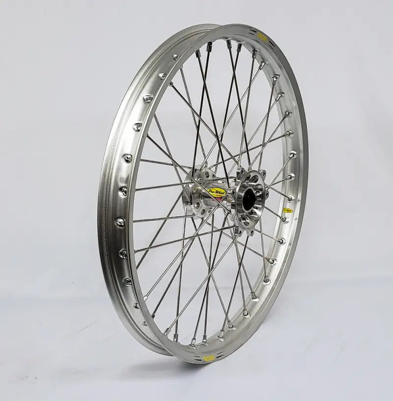 23-3101121 Pro-Wheel Wheel Front 1.60X21 Silver Hub Sil Rim/Blk Spoke/Sil Nipple wps-800-23-3101121