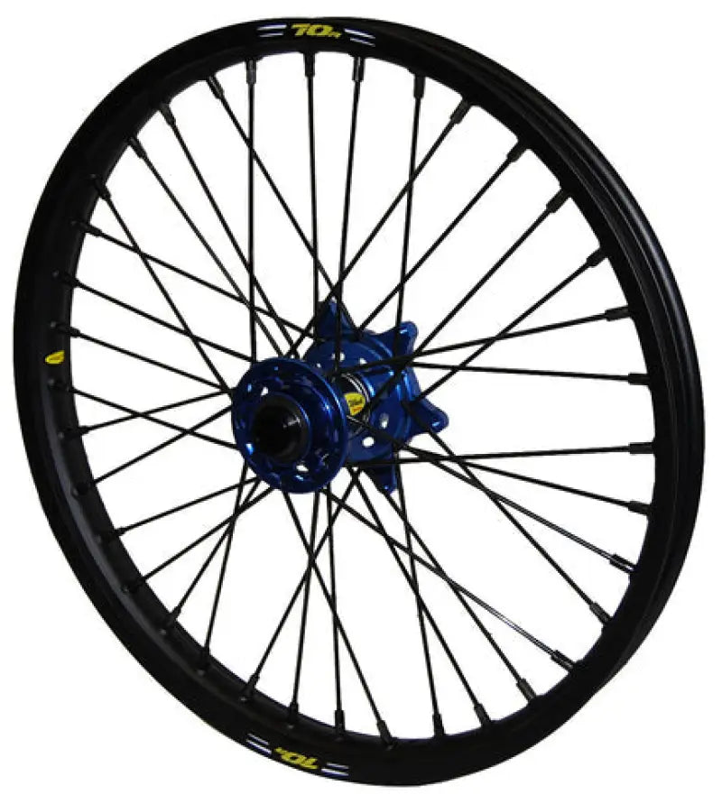 23-3103142 Pro-Wheel Wheel Front 1.60X21 Blue Hub Sil Rim/Gld Spoke/Blk Nipple wps-800-23-3103142