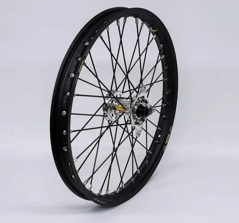 23-5701222 Pro-Wheel Wheel Front 1.60X21 Silver Hub Blk Rim/Blk Spoke/Blk Nipple wps-800-23-5701222