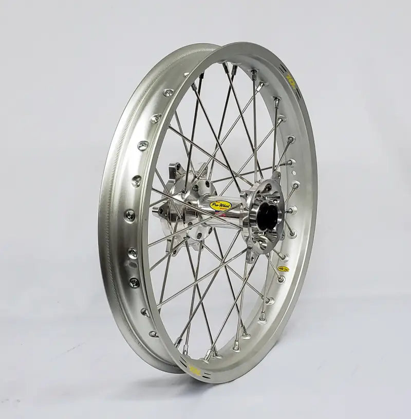24-1101114 Pro-Wheel Wheel Rear 1.85X19 Silver Hub Sil Rim/Sil Spoke/Gld Nipple wps-800-24-1101114