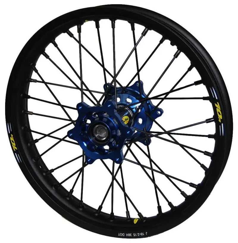 24-5923222 Pro-Wheel Wheel Rear 2.15X19 Blue Hub Blk Rim/Blk Spoke/Blk Nipple wps-800-24-5923222