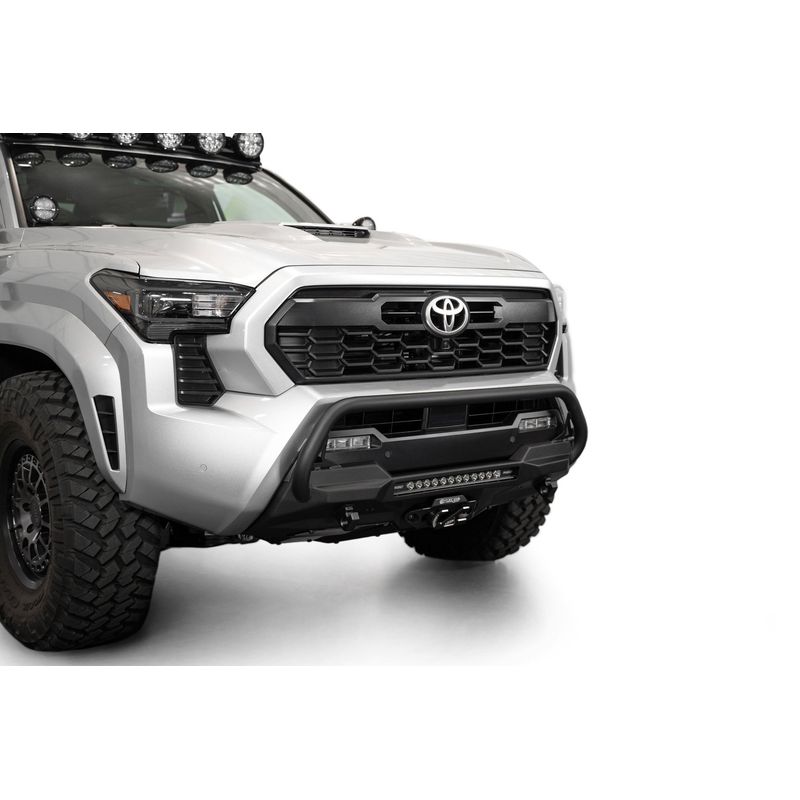 Addictive Desert Designs 24+ Toyota Tacoma Stealth Center Mount Winch Front Bumper w/ Top Hoop Model F6703512601NA