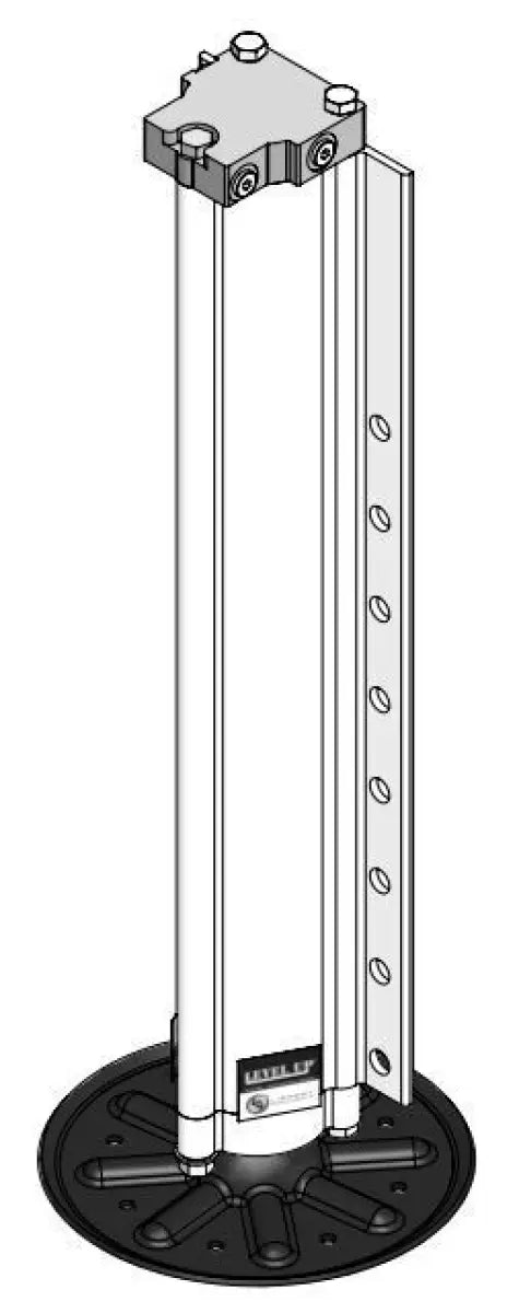 25712510 Lippert Jack Rh Lg Cyl 2.50 - 14K W/ 9.00 m6v25712510