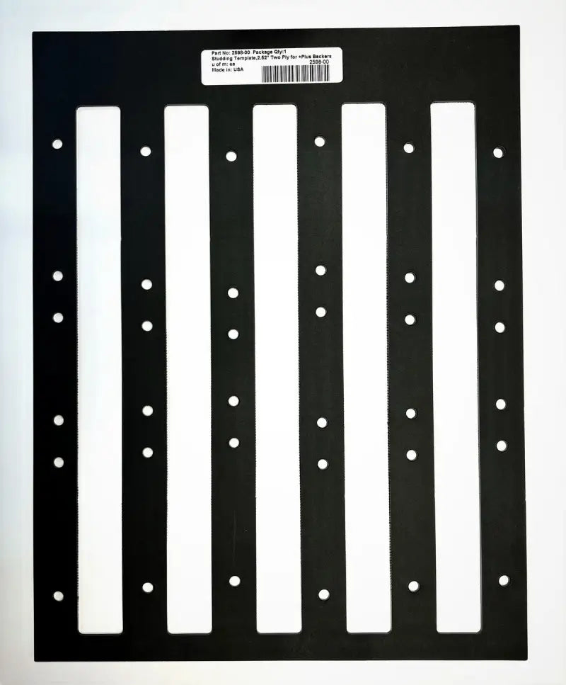 2598-00 Stud Boy 2.52 Pitch Single Ply Template wps-18-33995