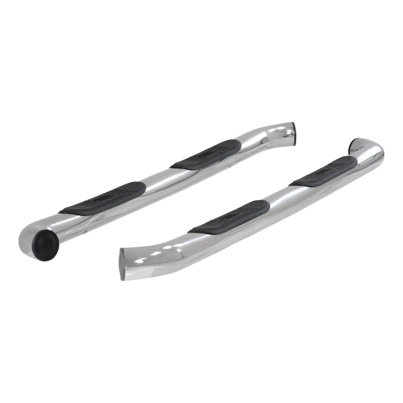 ARIES 3" Round Polished Stainless Step Nerf Bars Model 203044-2