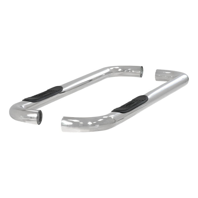 ARIES 3" Round Polished Stainless Step Nerf Bars Model 205000-2