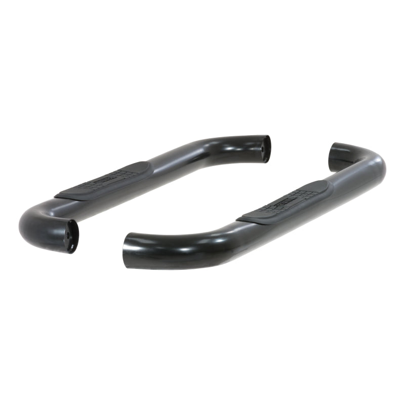 ARIES 3" Round Black Steel Step Nerf Bars Model 203014