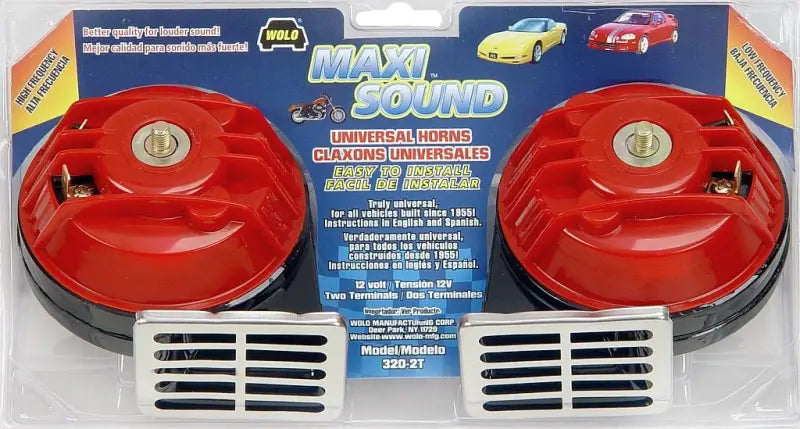 302-2T Wolo Full Blast Plus Electric Horn Kit w443022t