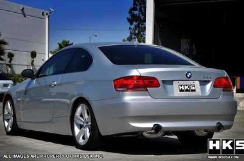 HKS 07-08 BMW 335i Coupe Only Legamax Hi-Power Dual SOS304 Ti-Tip Catback Exhaust 31013-BG001