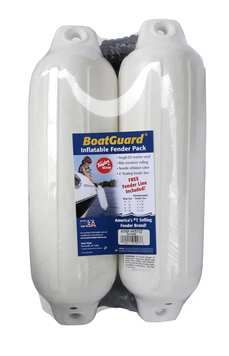 310132P Taylor Made 4' X 16' Bg 2 Pk. White W/Blk. Rope t4v310132p