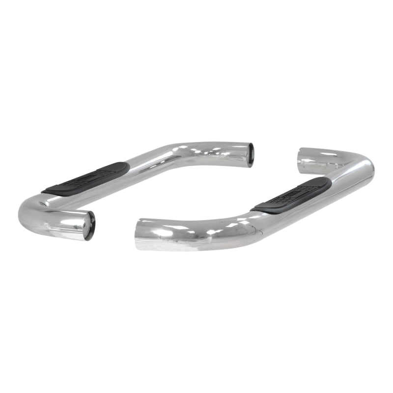 ARIES 3" Round Polished Stainless Step Nerf Bars Model 203007-2