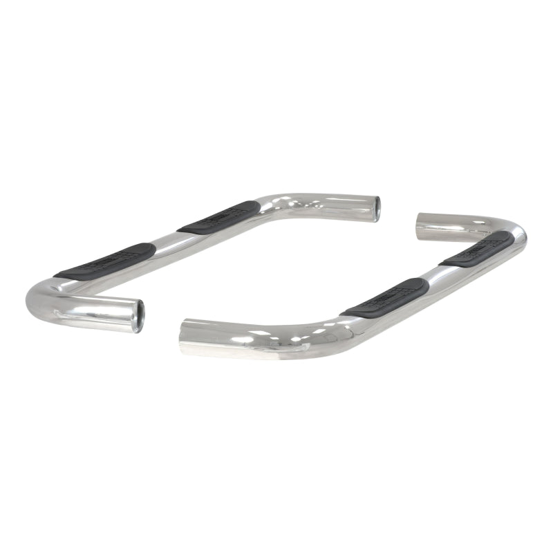 ARIES 3" Round Polished Stainless Step Nerf Bars Model 202003-2