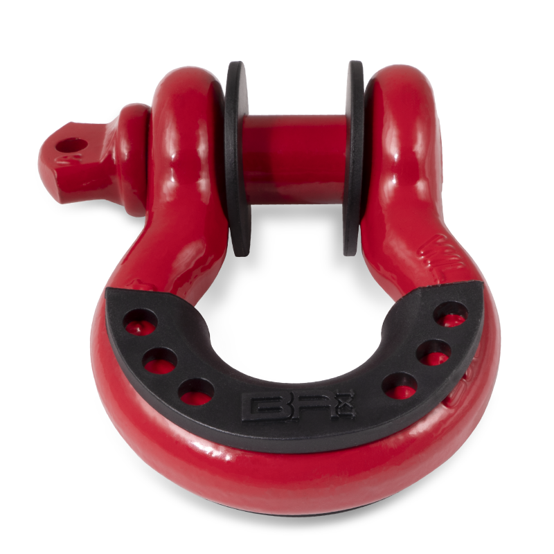 Body Armor 4X4 3/4" Red D-Ring With Isolators, Single Model 3204