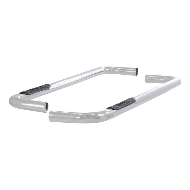 ARIES 3" Round Polished Stainless Step Nerf Bars Model 204041-2