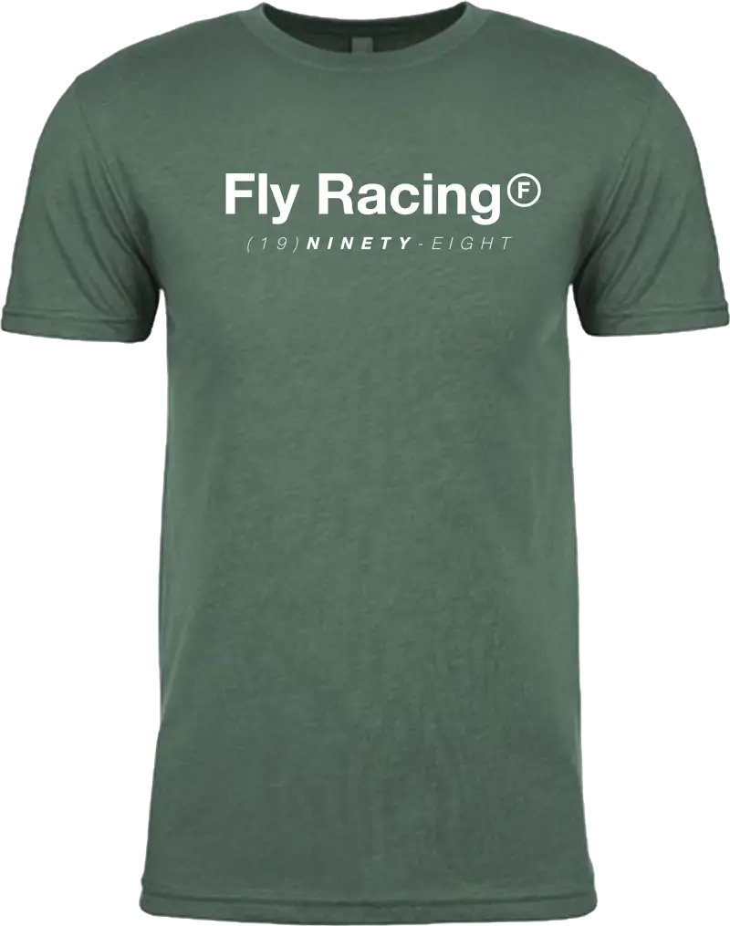 354-0315S Fly Trademark Tee Forest Green Heather Sm wps-354-0315s