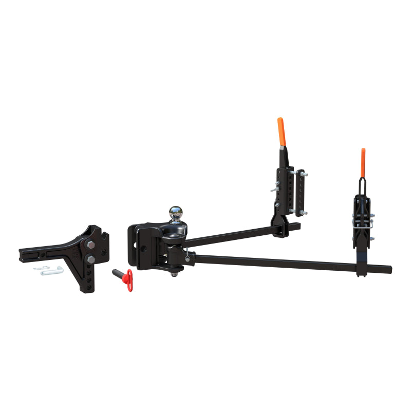 CURT TruTrack 4P Trailer-Mounted Weight Distribution Hitch, 8-10K Model 17520